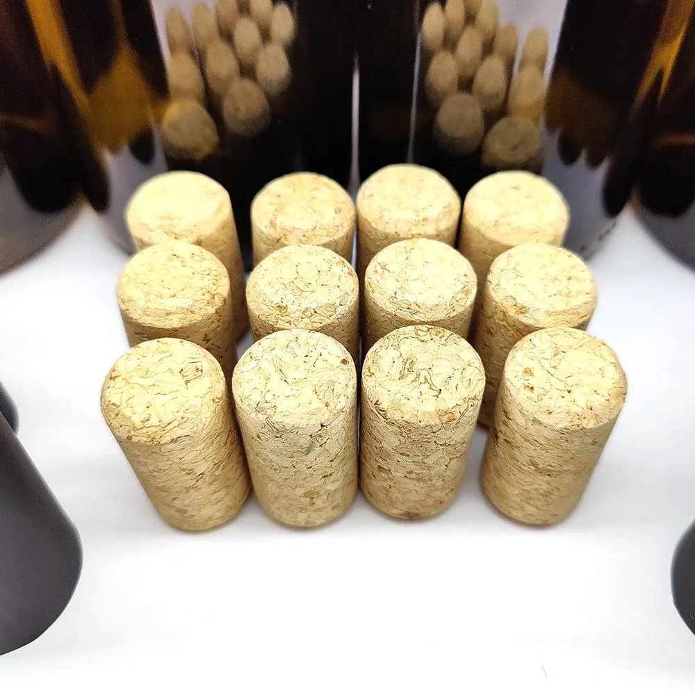 12 x 750mL Wine Bottles - Including Corks, Black Heat Shrink Sleeves & Hand Crafted Labels