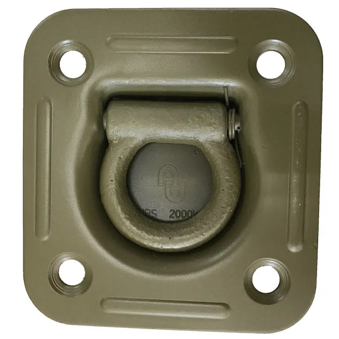 A Pair of (Ex US Army) Heavy duty Recessed Tie down points