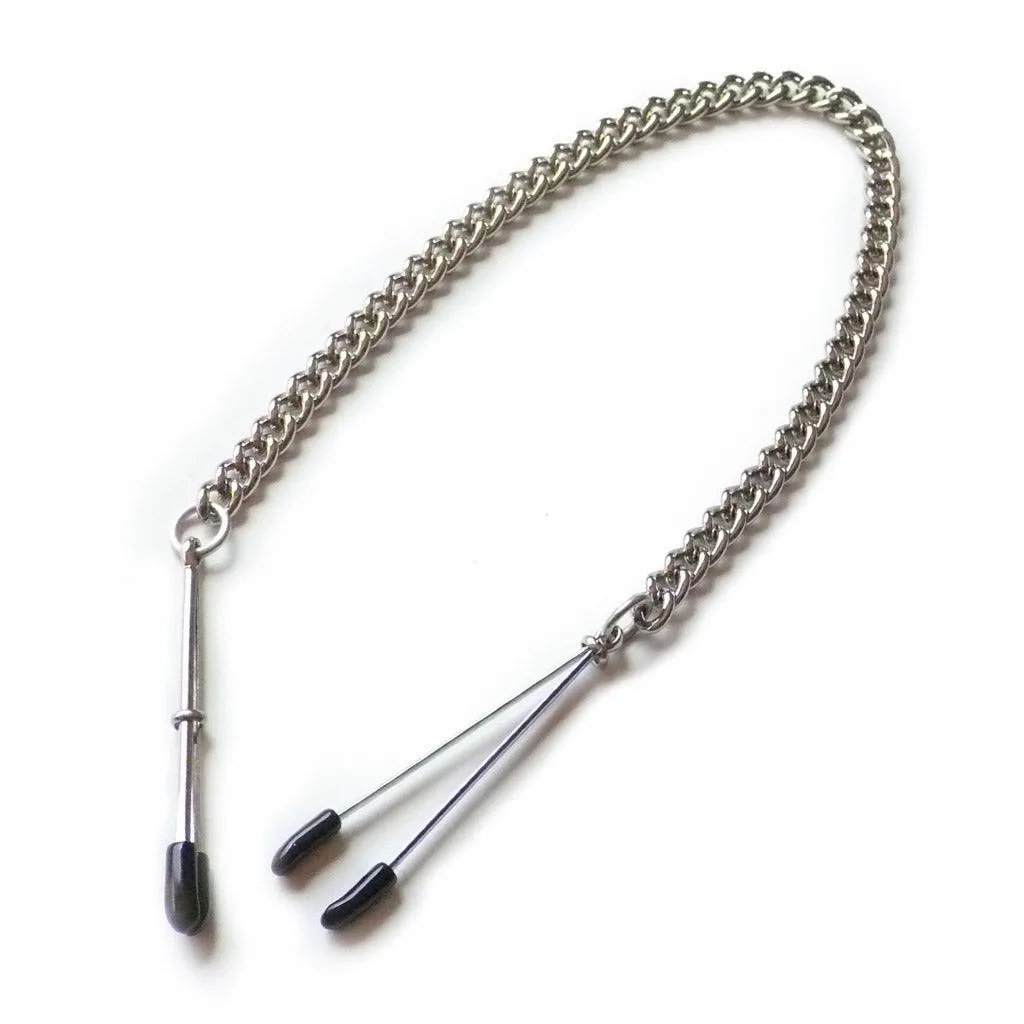 Adjustable Tweezer Clamps w/ Jewelry Chain