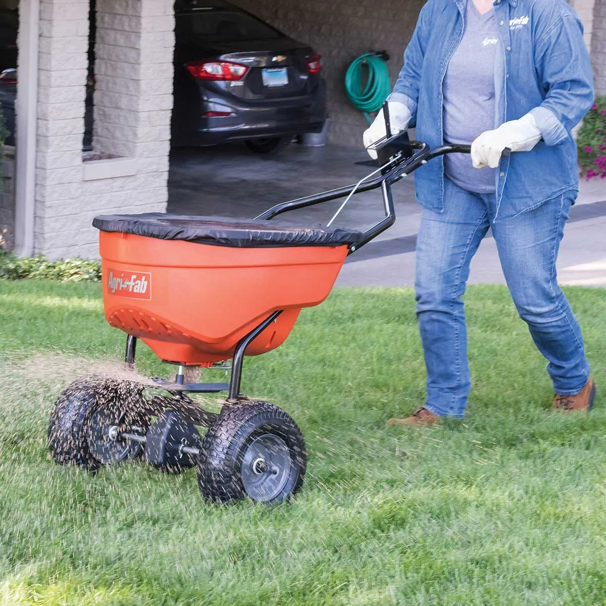 Agri-Fab 130 lb Commercial Push Spreader