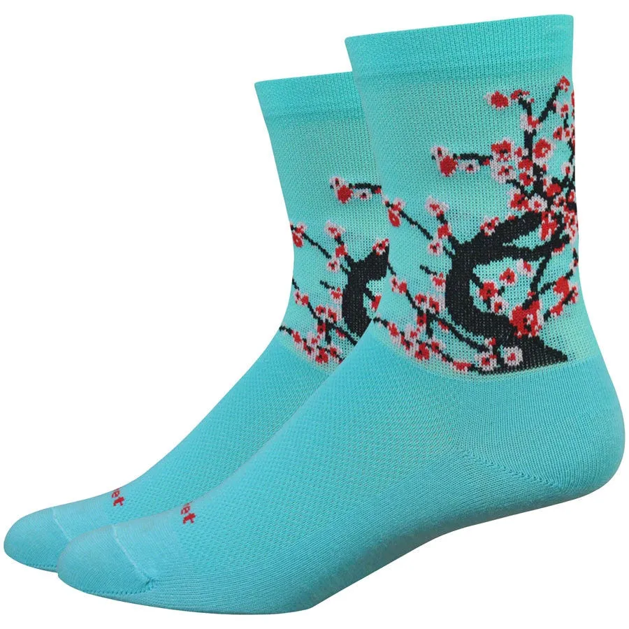 Aireator Blossom Women's Bike Socks - Blue