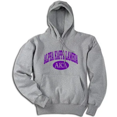 Alpha Kappa Lambda Hoodie, Printed Vertical Arc Design - G185 - CAD