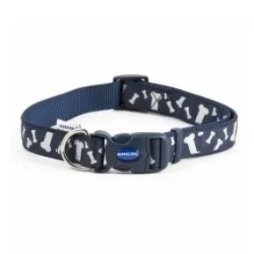 Ancol - Reflective Bone Collar - Blue - Large (45-70cm)