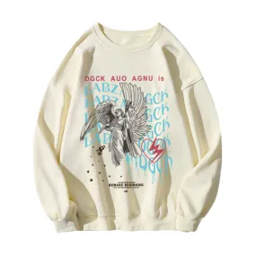 “Angel Sculpture Print” Sweatshirt