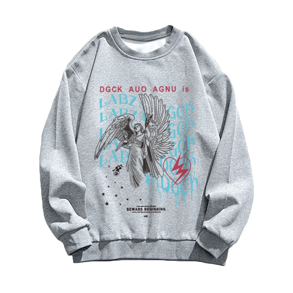 “Angel Sculpture Print” Sweatshirt