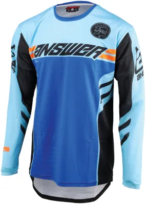 Answer 25 Arkon Nitrus Jersey Blue/Black/Hyper Orange - Medium