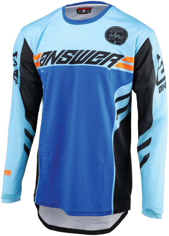 Answer 25 Arkon Nitrus Jersey Blue/Black/Hyper Orange - XS