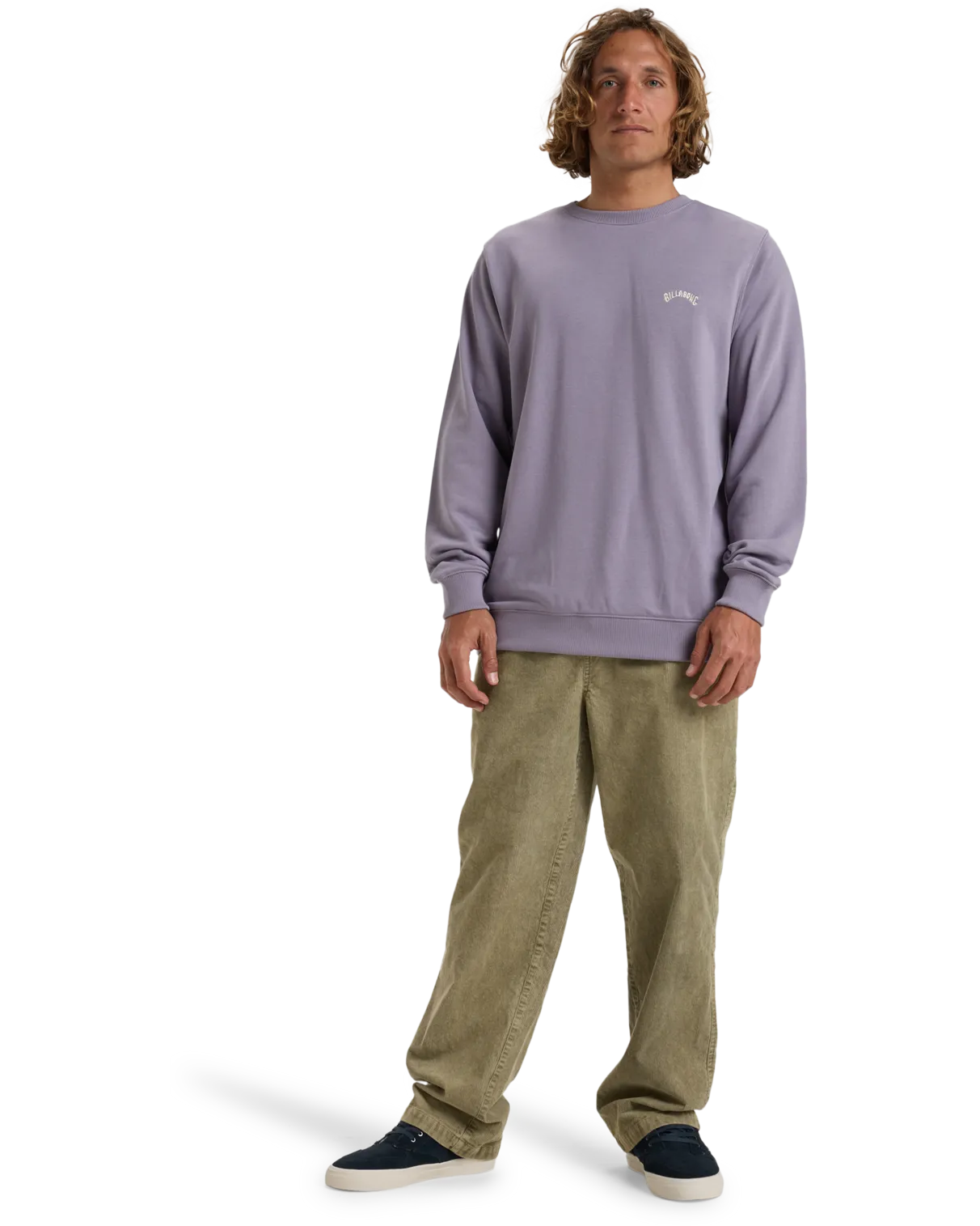 Arch Crew Sweatshirt in Light Purple