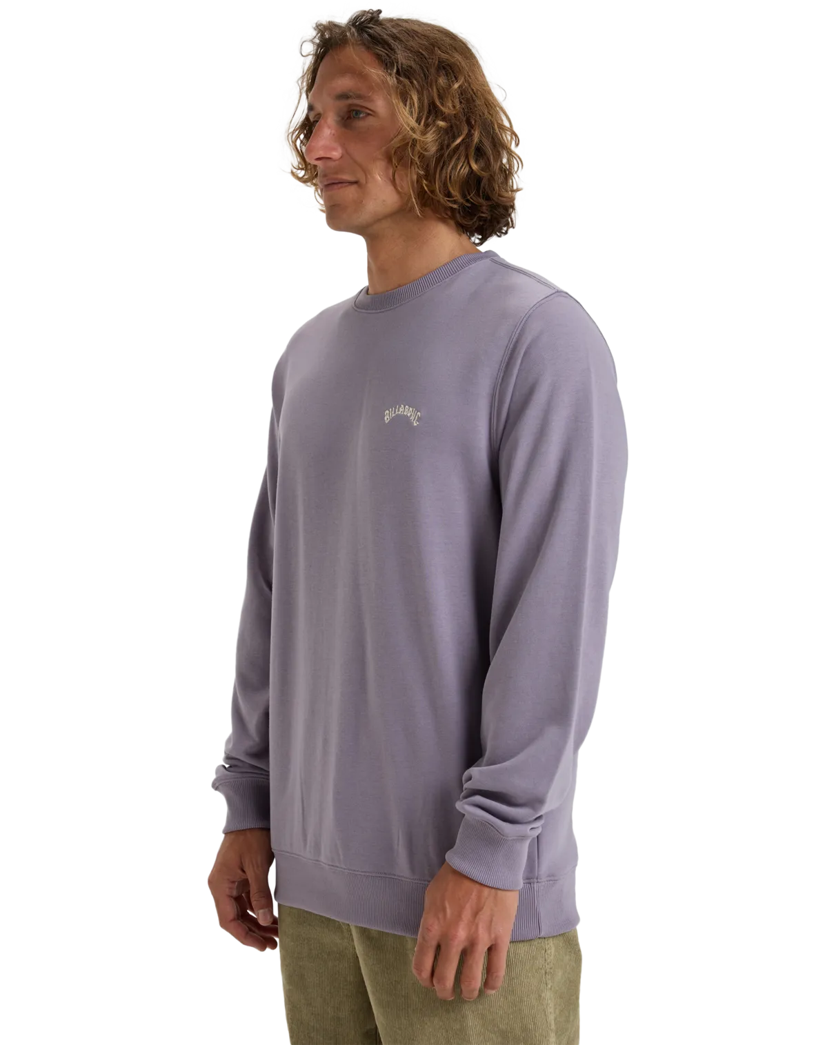 Arch Crew Sweatshirt in Light Purple