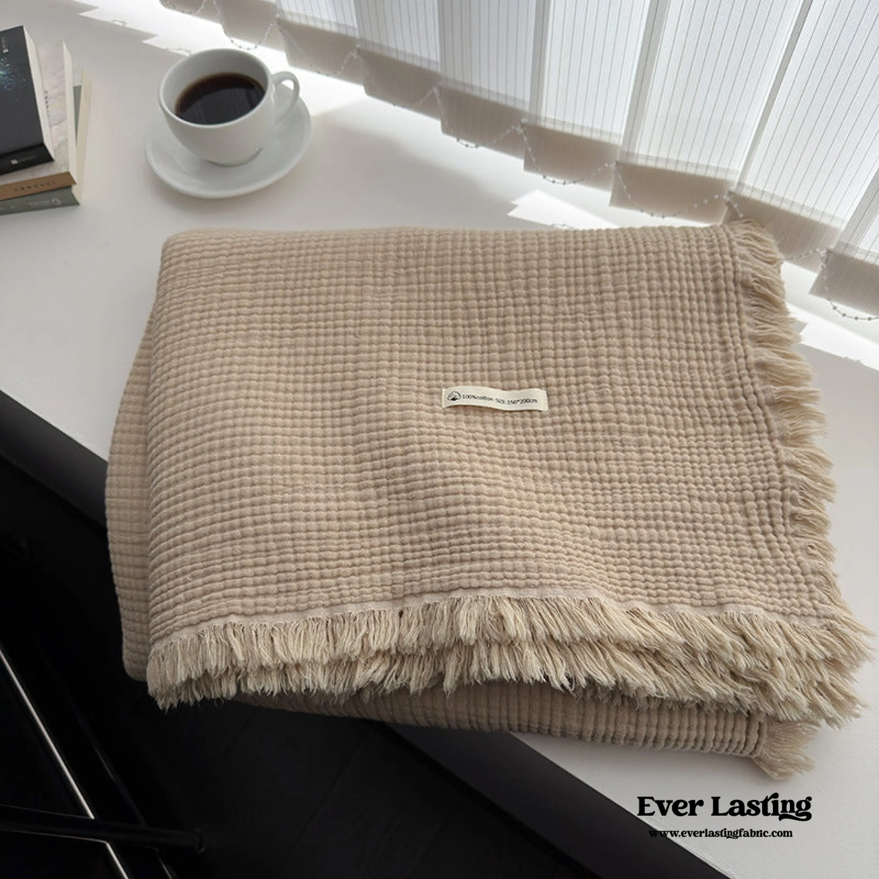 Assorted Latte Breathable Blanket / Latte