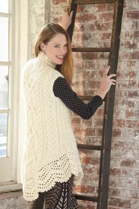 Asymmetric Cable Tunic (Knit)