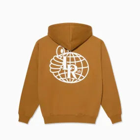 Atlas Monogram Hoodie (Golden Brown/White)