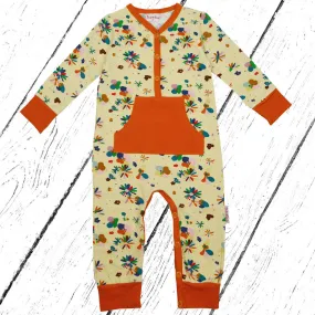 Baba Kidswear Overall Bodysuit Flower Field