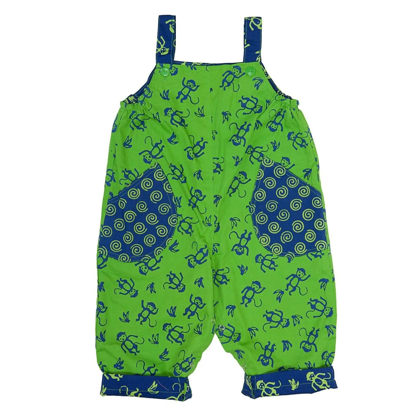 Baby Toddler Unisex Reversible Overall Jumpsuit