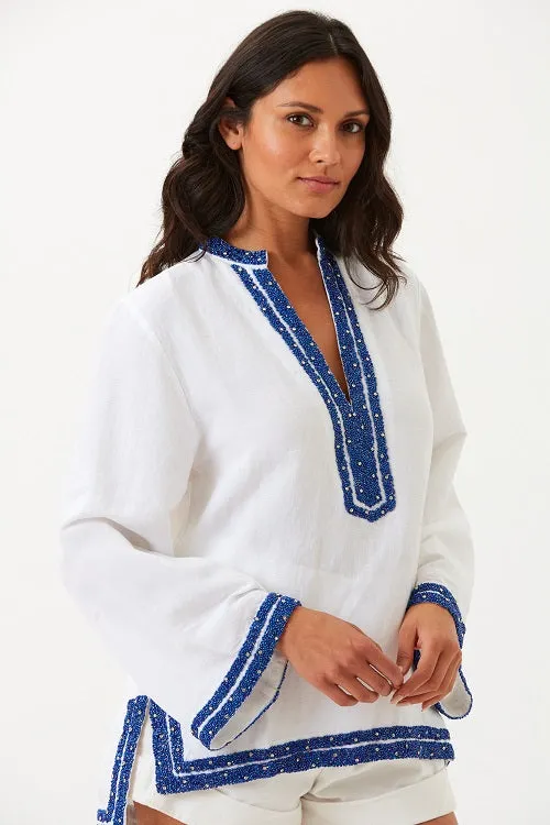 BEADED INDRANI TUNIC