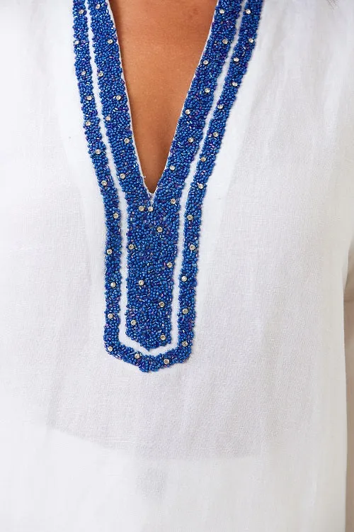 BEADED INDRANI TUNIC