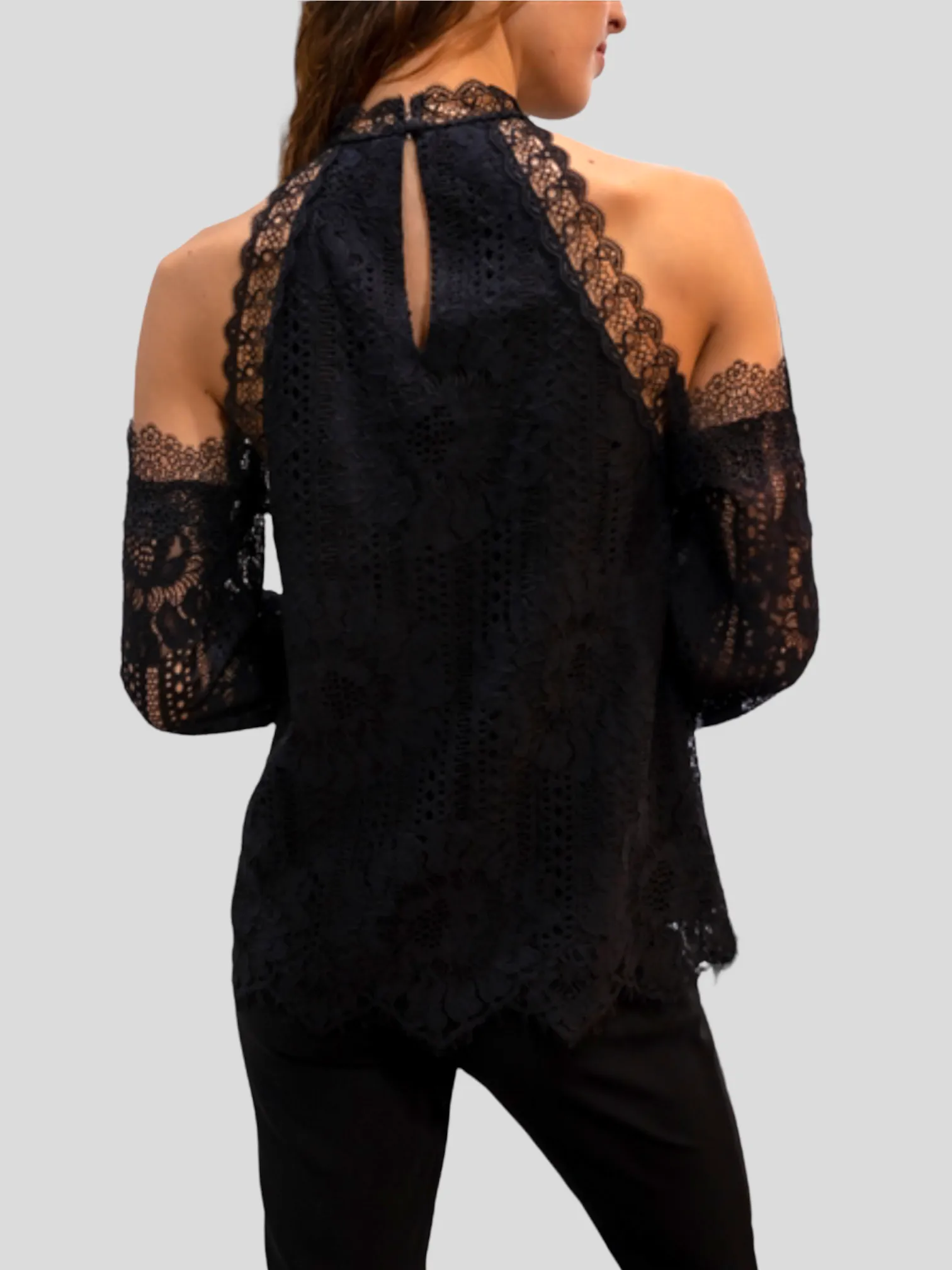 Black Lace Top