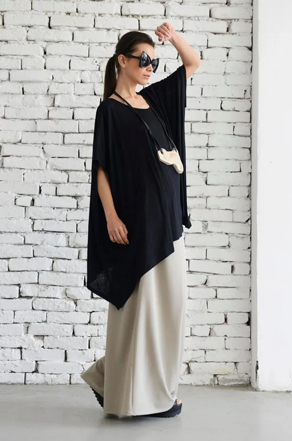 Black Maxi Top