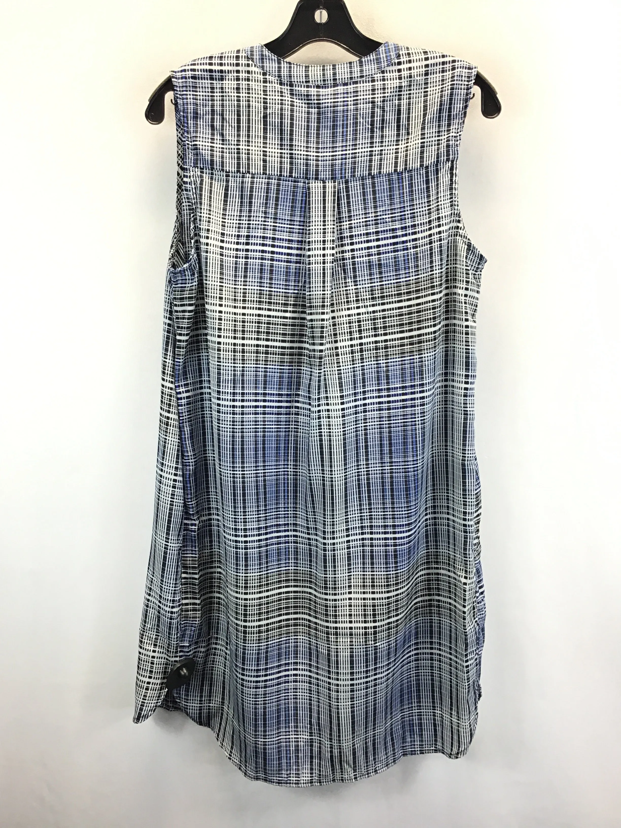 Blue & White Tunic Sleeveless Mossimo, Size M