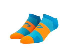 Blue / Orange Low Cut Socks