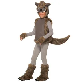 Boys Brown Werewolf Child Costume - Medium