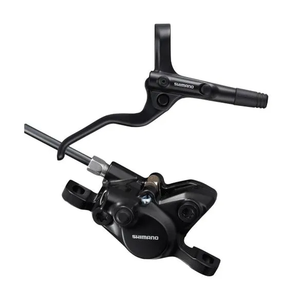 BR-MT200 Disc Brake and BL-MT201 Lever - Rear, Hydraulic, 2-Piston, Post Mount