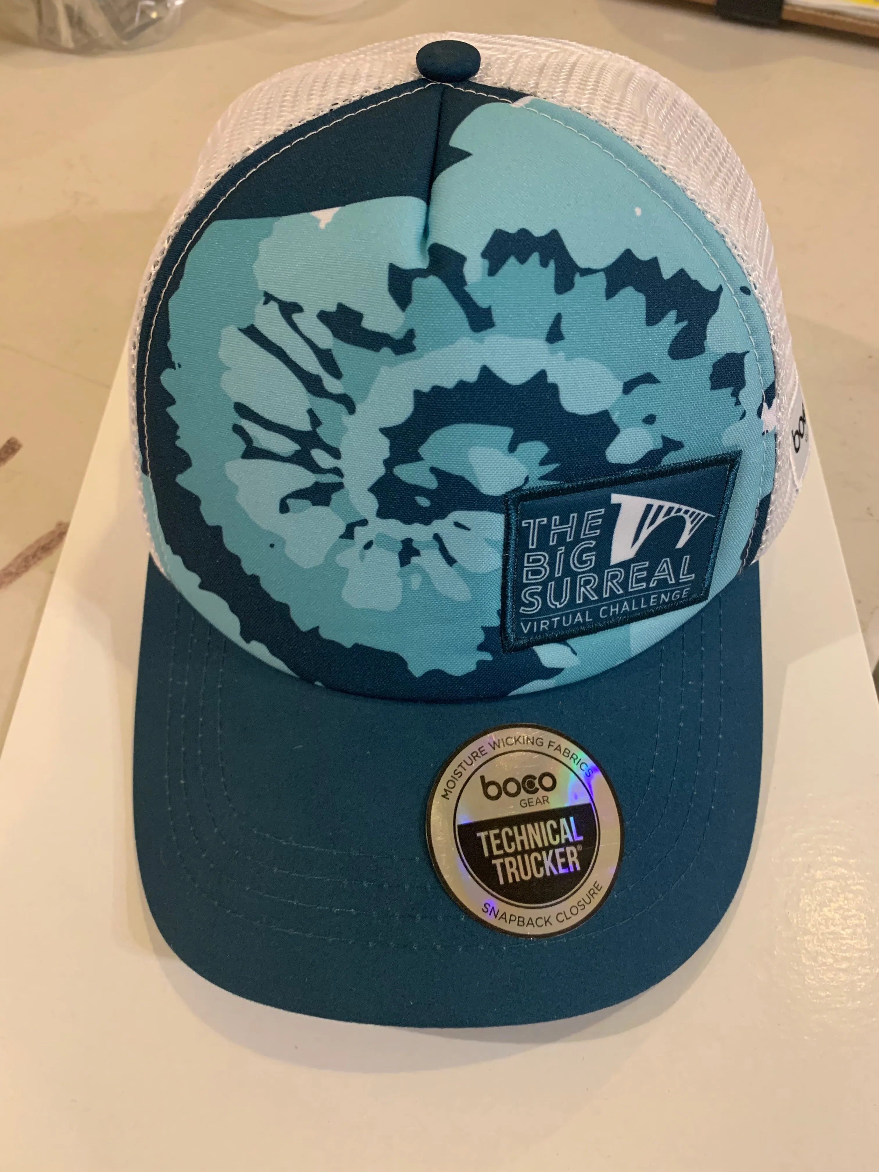 BSIM Trucker - Tech 5-Panel -Teal/Green- Big Surreal