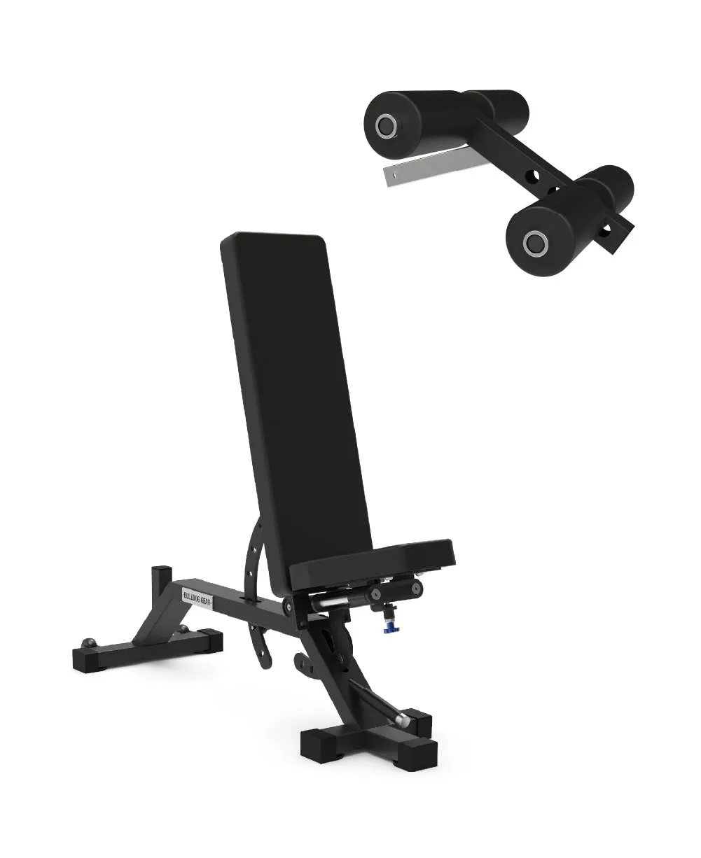 Bulldog Gear - Adjustable Bench 2.0 & Leg Attachment Bundle