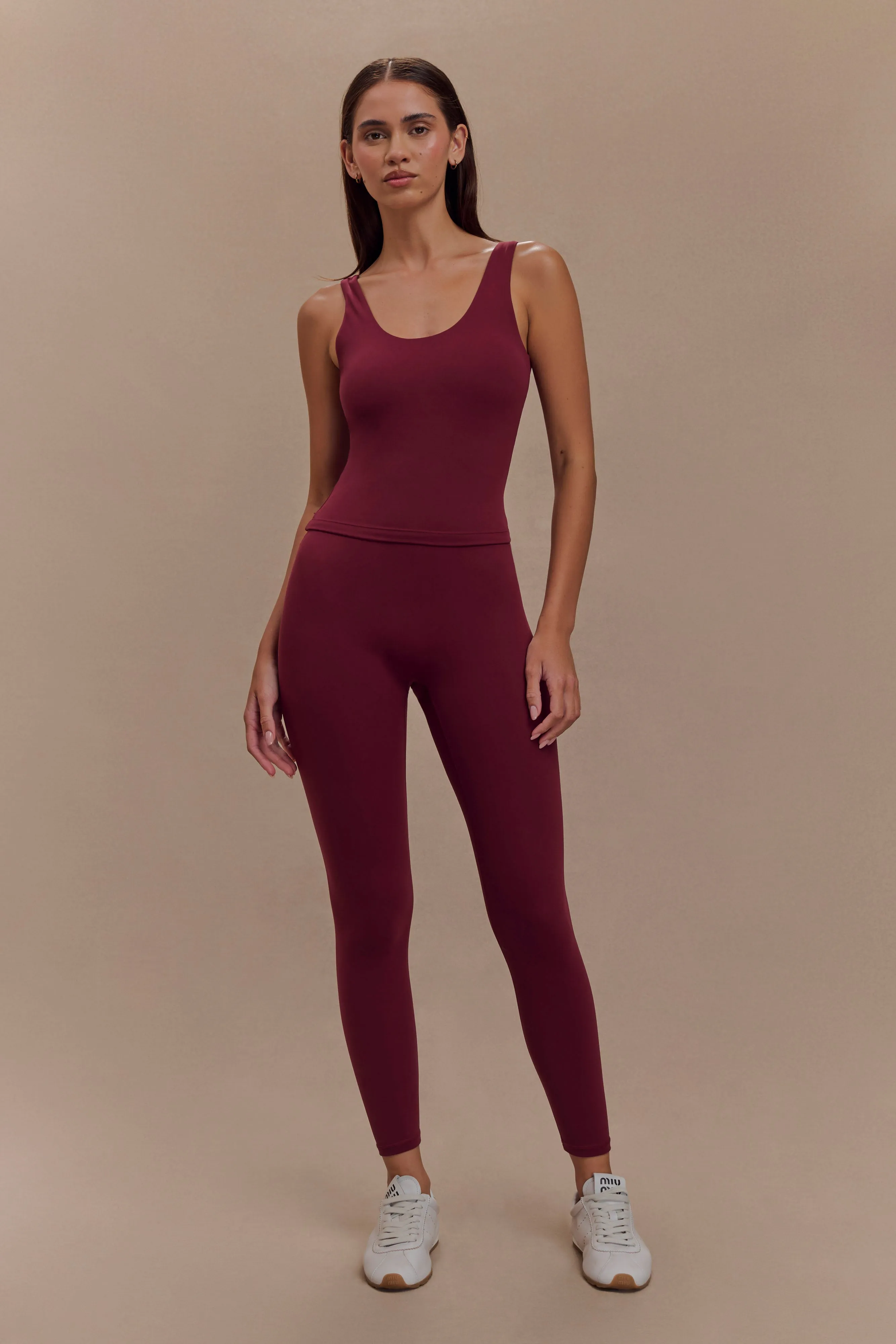 Callie Active Leggings - Burgundy