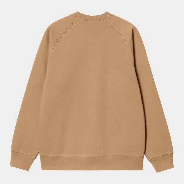 Carhartt WIP Chase Crewneck Sweatshirt Peanut - Gold