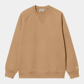 Carhartt WIP Chase Crewneck Sweatshirt Peanut - Gold