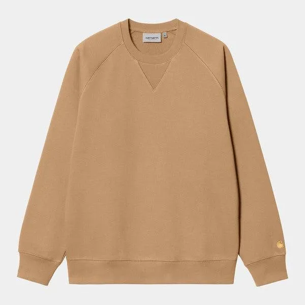 Carhartt WIP Chase Crewneck Sweatshirt Peanut - Gold