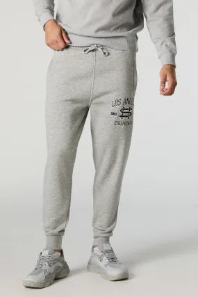 Chenille Embroidered Fleece Jogger