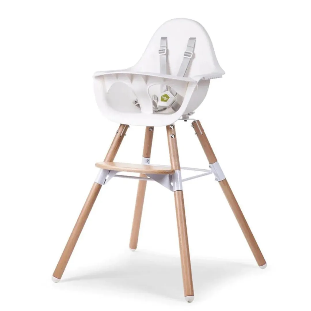 Childhome Evolu 2 High Chair Natural/White