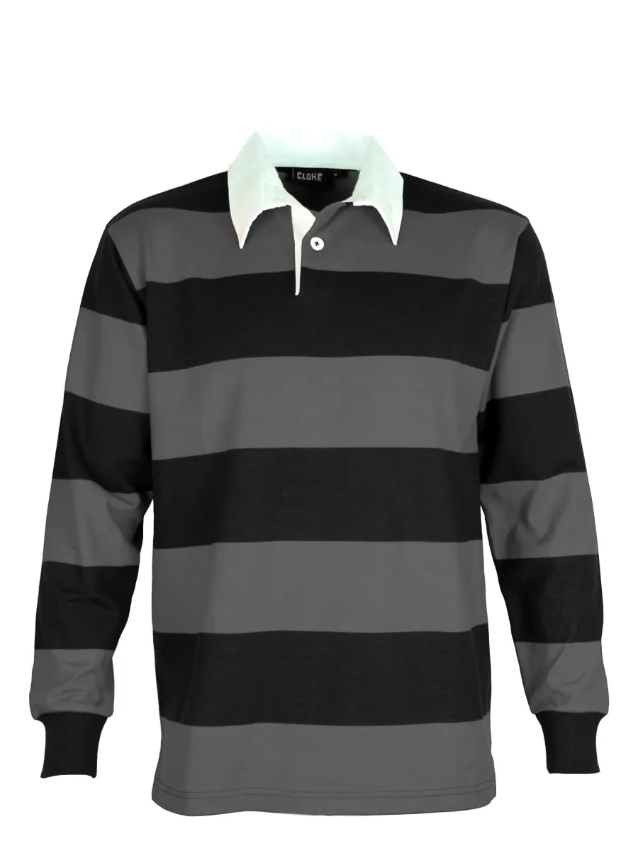 Cloke Striped Rugby Jersey | Unisex - Leavers Gear NZ 2023