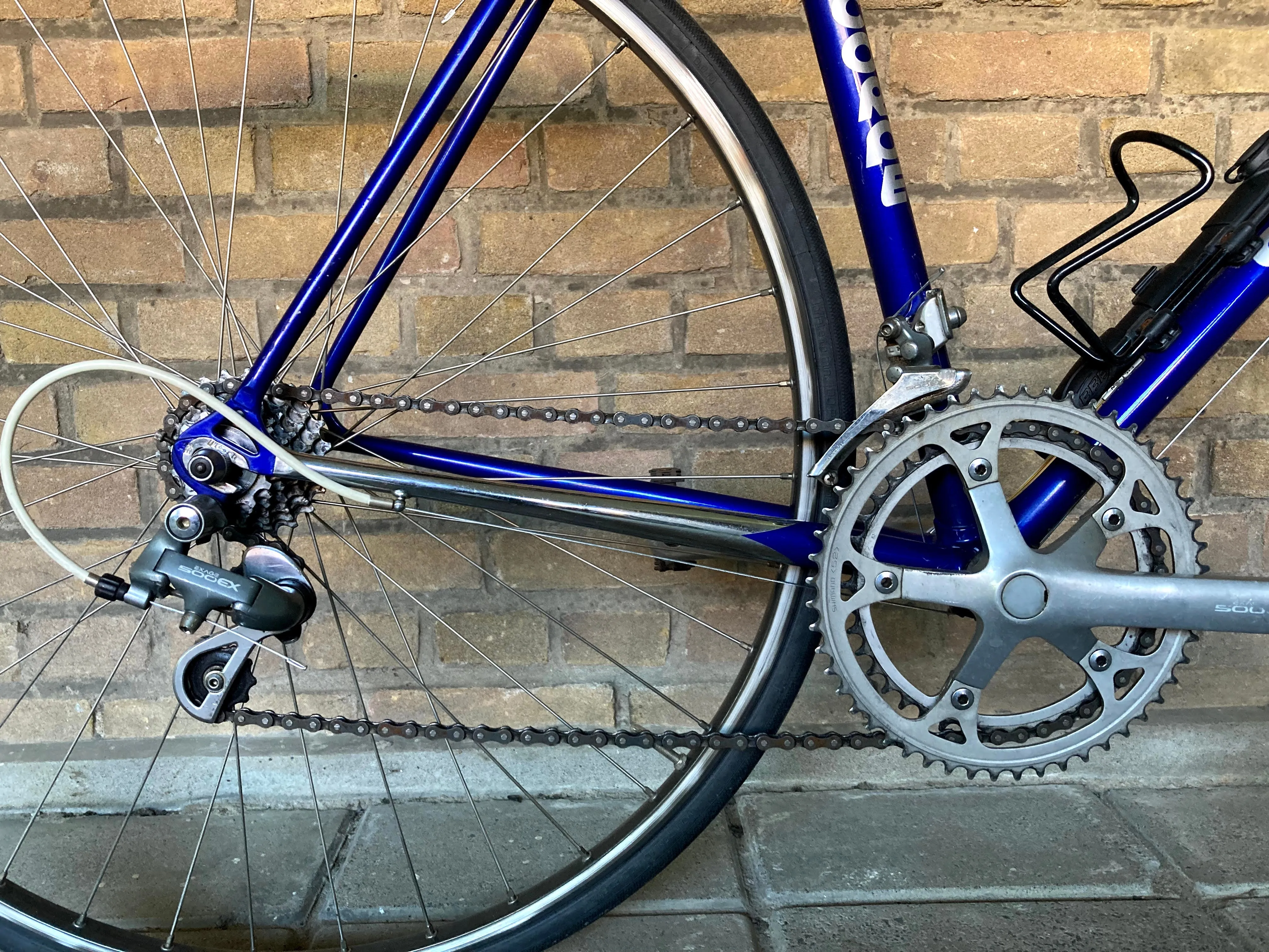 Concorde steel road bike with straight steer 52cm