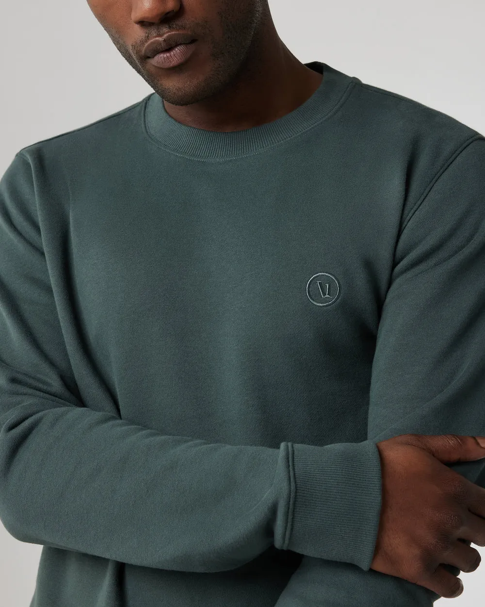 Cypress Crew Sweatshirt in Smoked Beryl