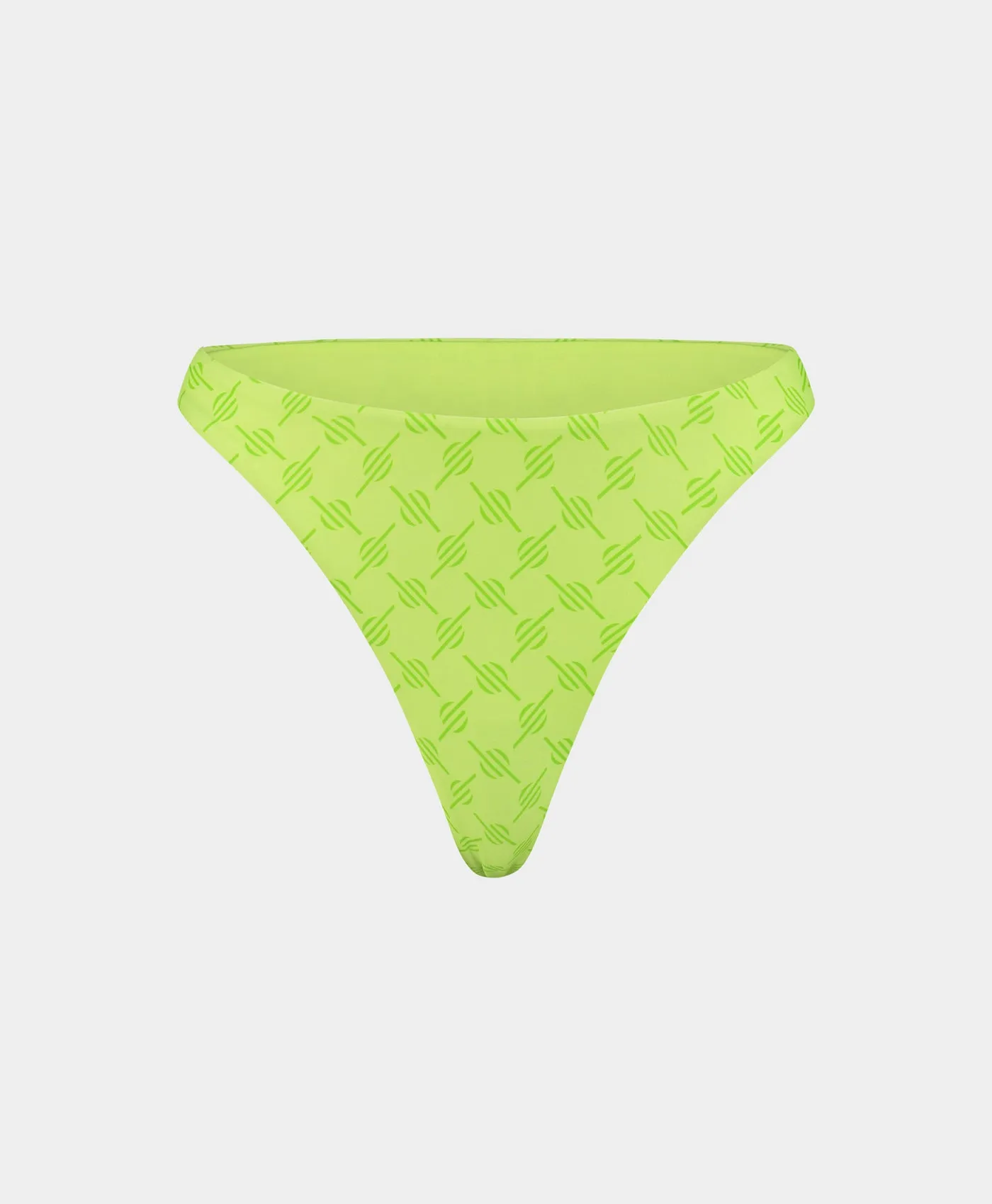 Daiquiri Green Zazi Monogram Bikini Bottom