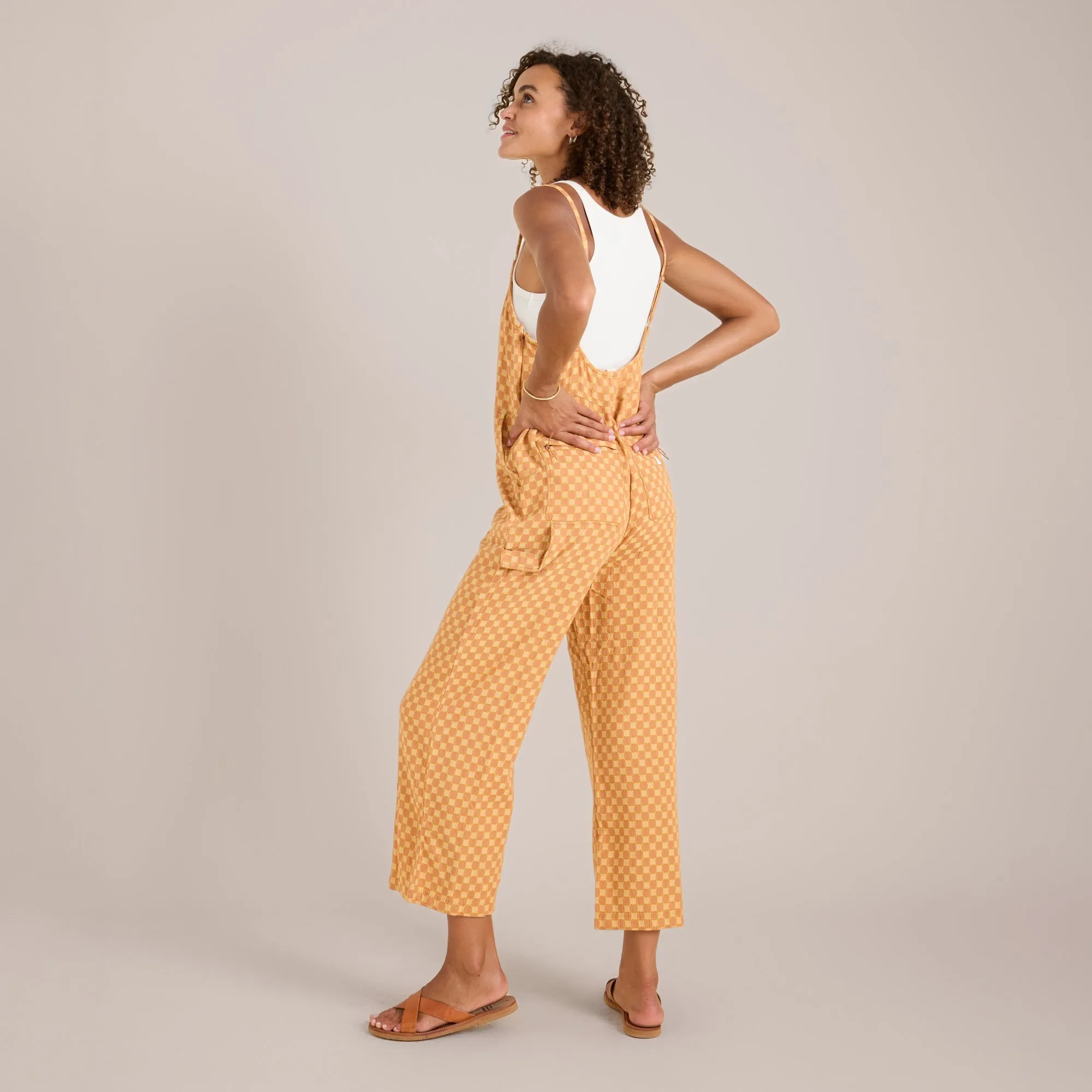 Daytrip Overall Jumpsuit - Tobacco