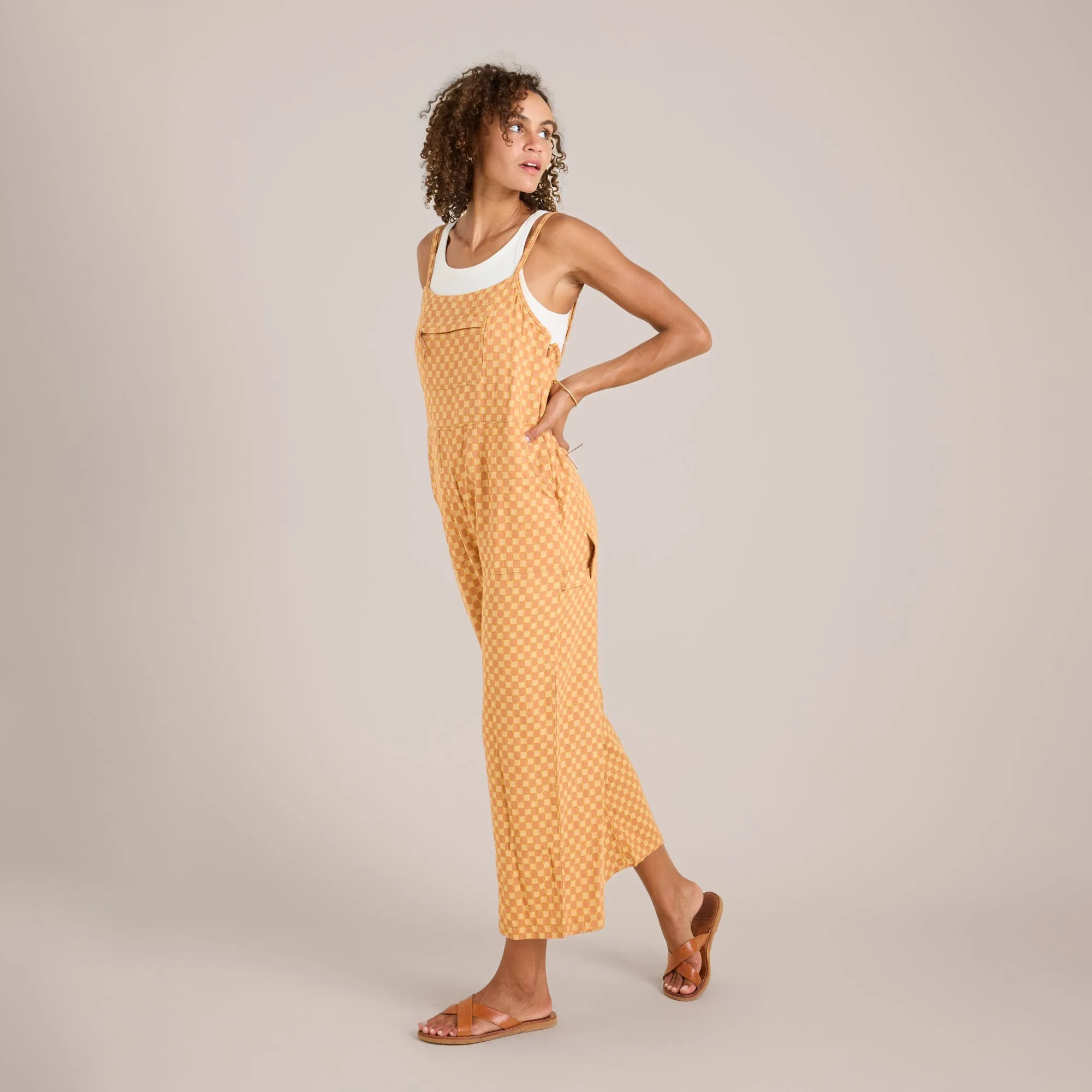 Daytrip Overall Jumpsuit - Tobacco