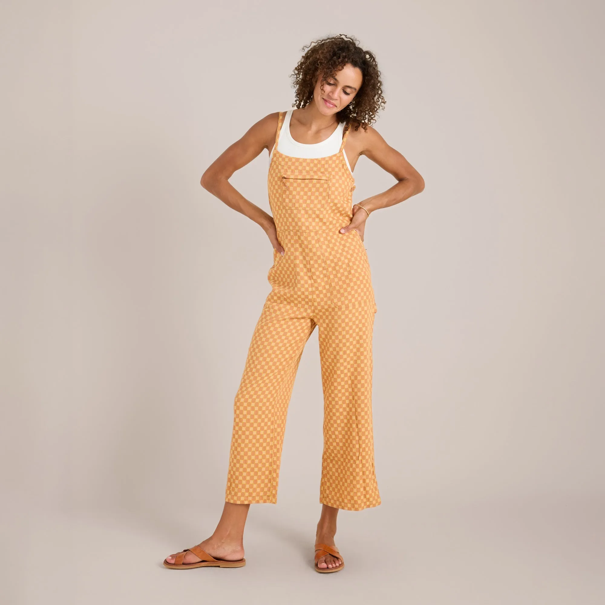 Daytrip Overall Jumpsuit - Tobacco