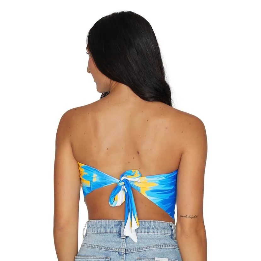 Delaware Tie Dye Bandana Top