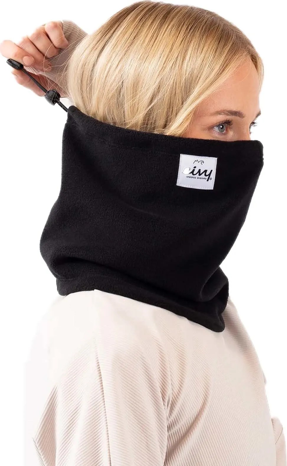 Eivy Adjustable Fleece Neckwarmer Black | Buy Eivy Adjustable Fleece Neckwarmer Black here | Outnorth