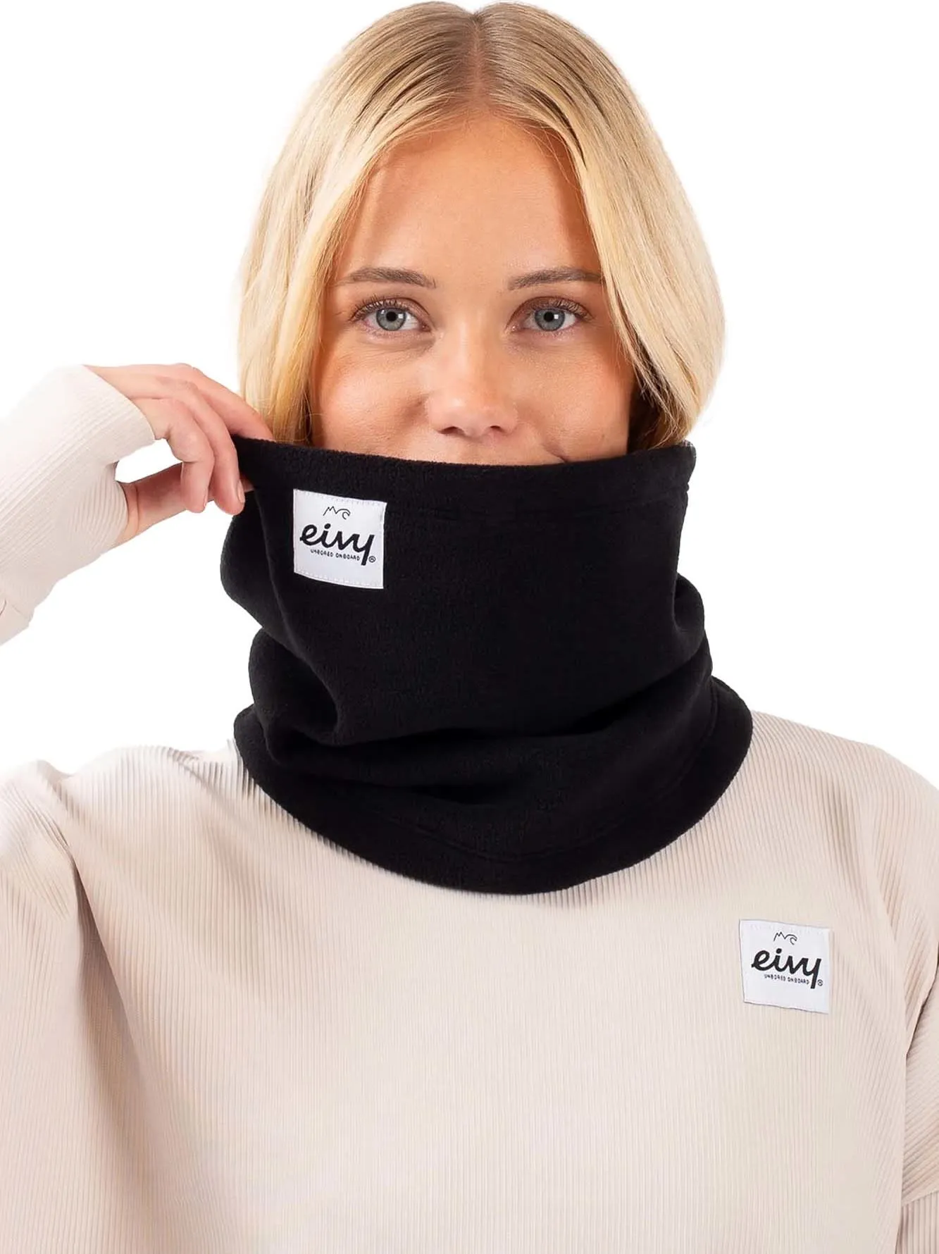 Eivy Adjustable Fleece Neckwarmer Black | Buy Eivy Adjustable Fleece Neckwarmer Black here | Outnorth