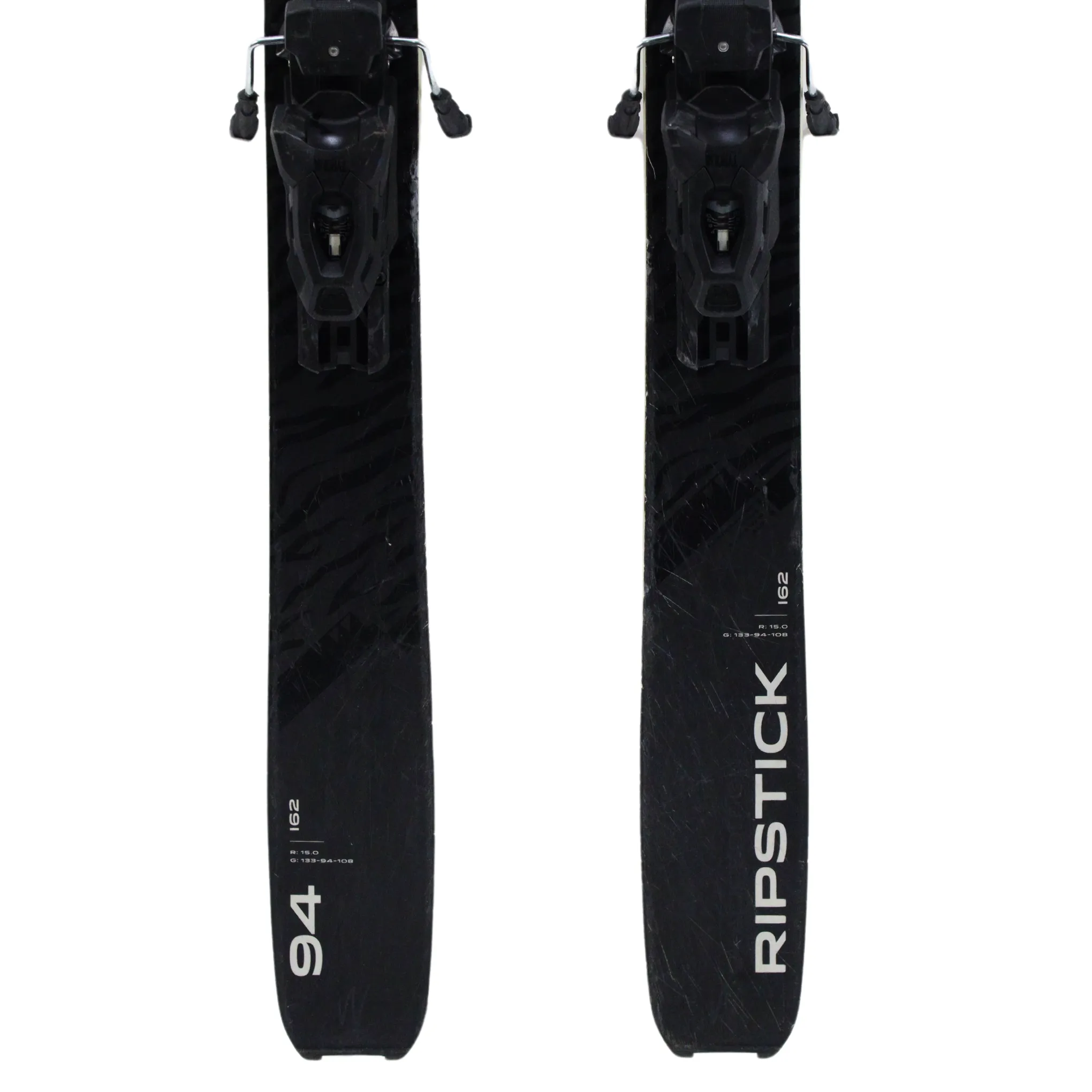 Elan Ripstick 94 Black Edition 162cm 2023   Attack 11MN Demo Bindings - USED