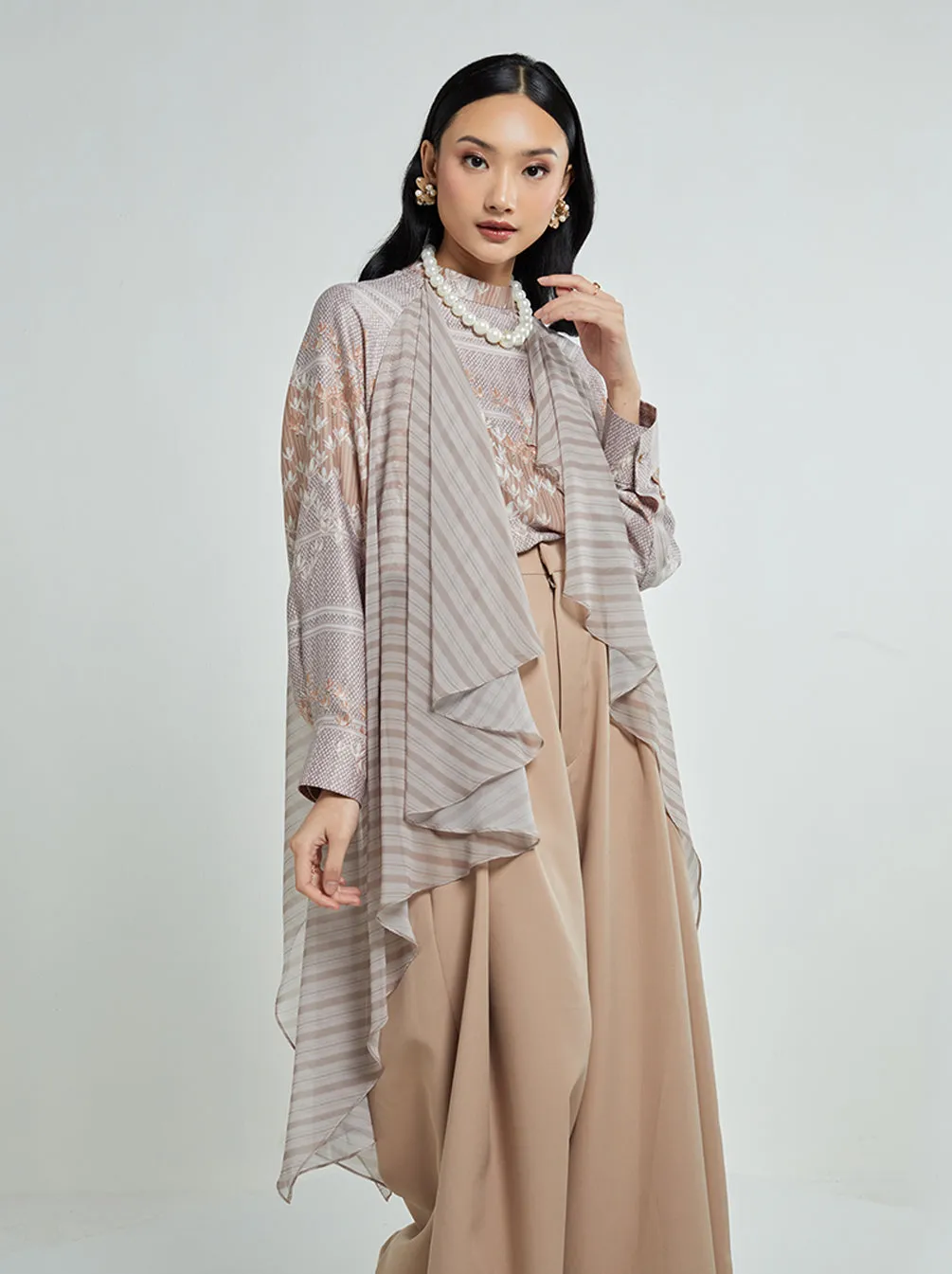 ELIZA LAYERED TUNIC BEIGE