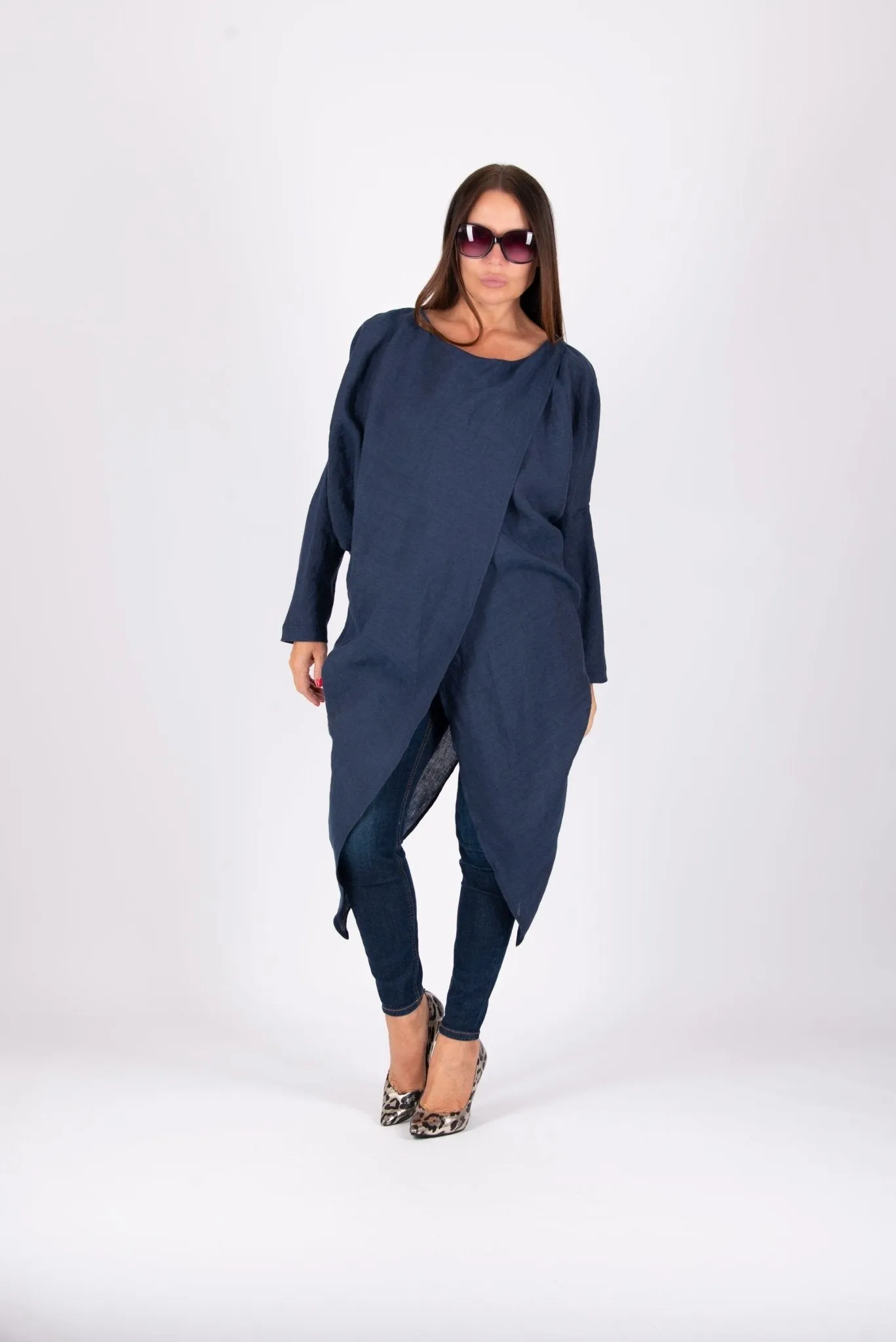 FABIANA Linen Top Tunic