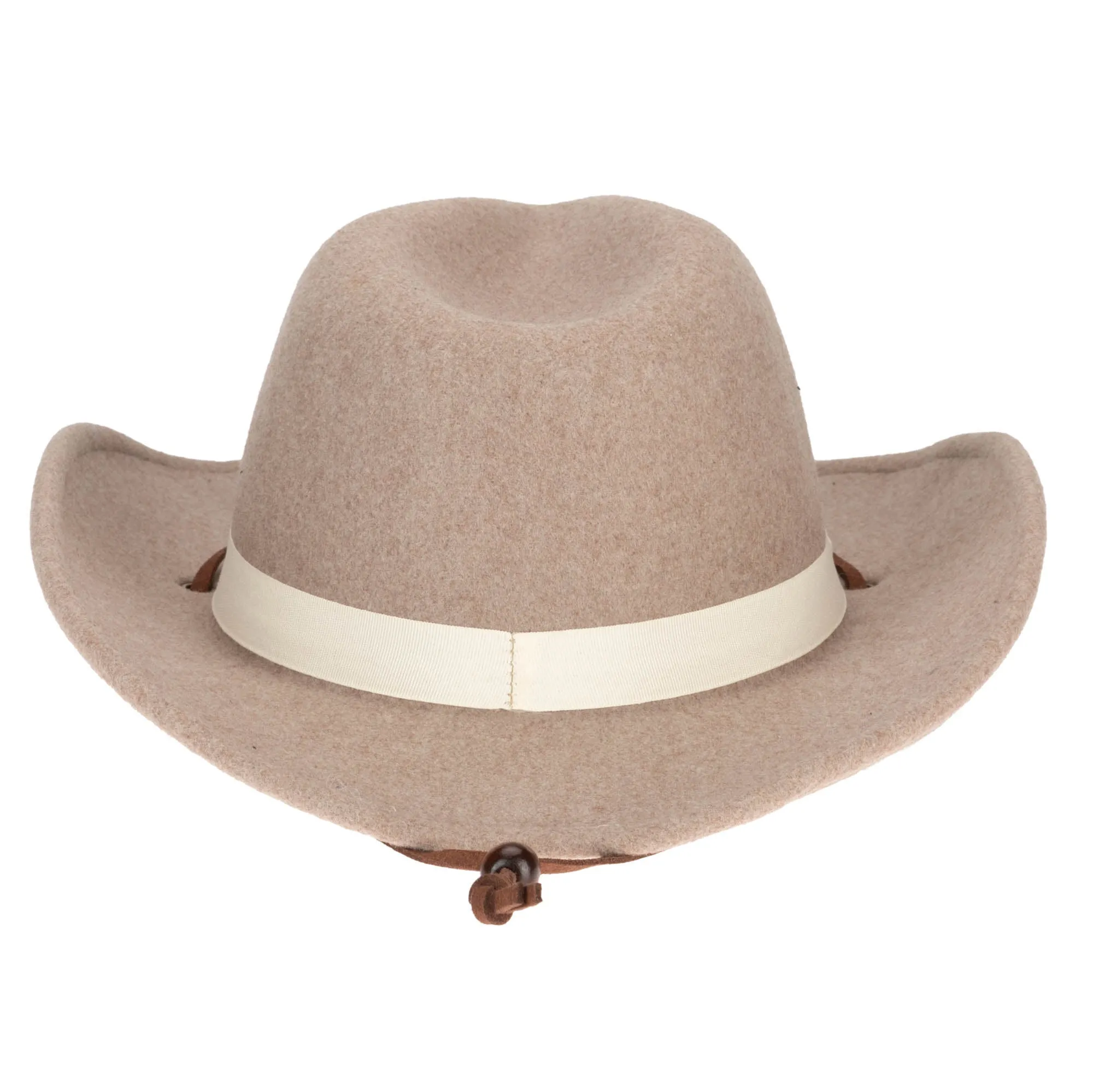 Faux Felt Cowboy with Grosgrain Band