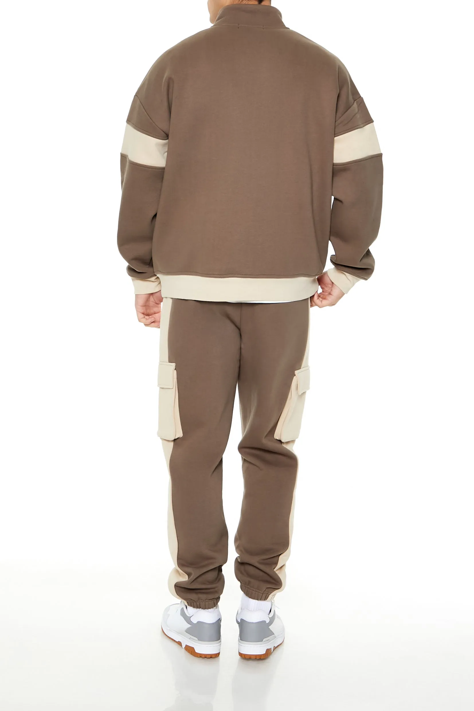 Fleece Colourblock Cargo Jogger