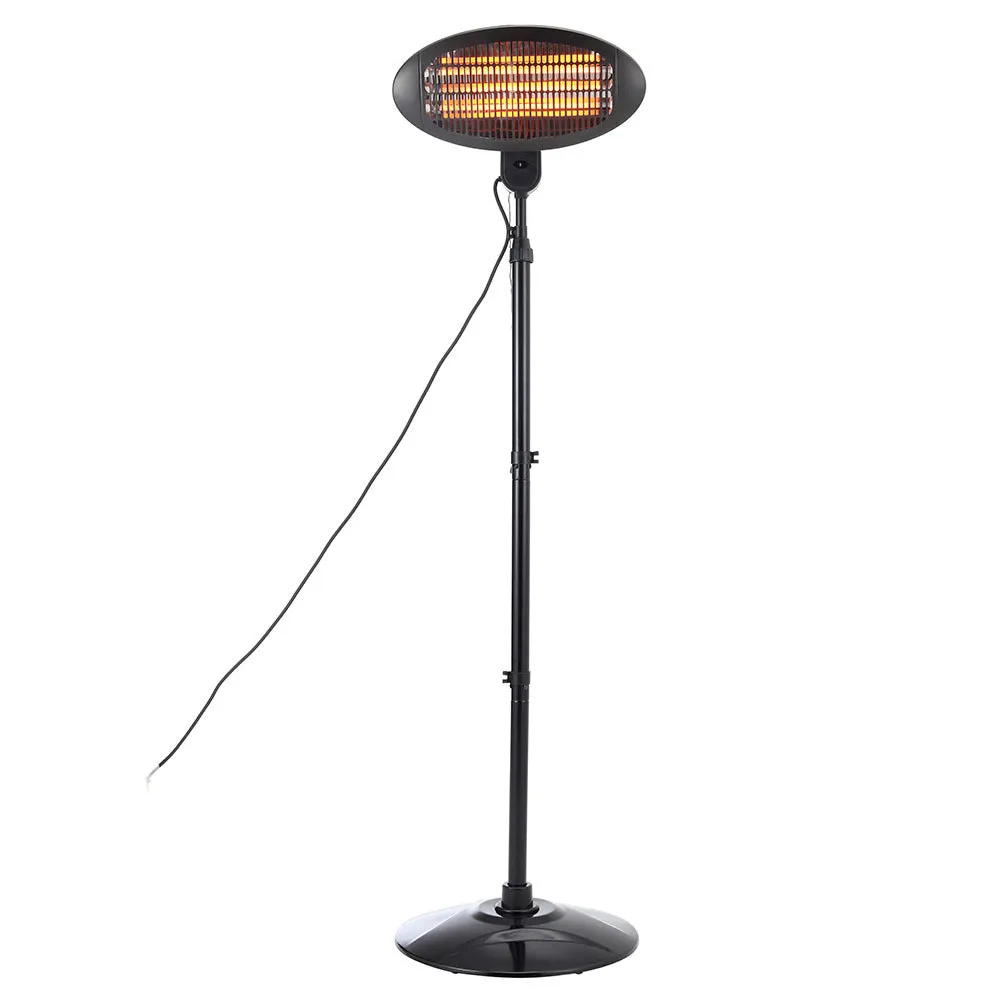 Freestanding Electric Heater Height Adjustable Indoor Heater with 3 Power Settings